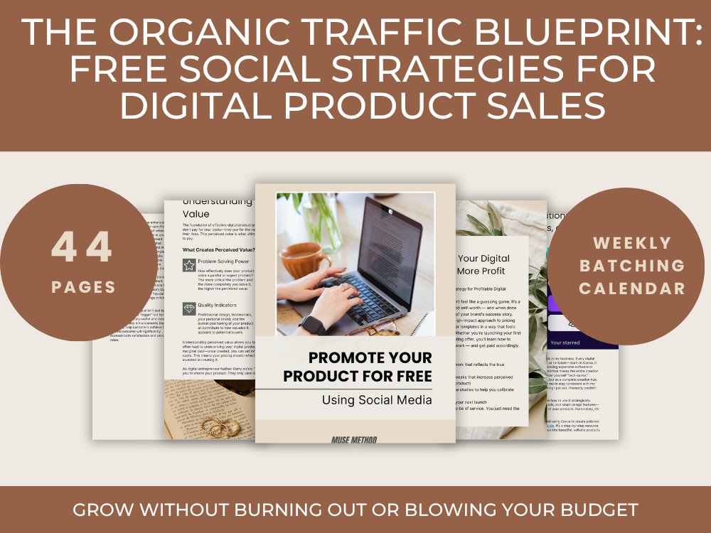 eBook - 8. The Organic Traffic Blueprint: Free Social Strategies for Digital Product Sales