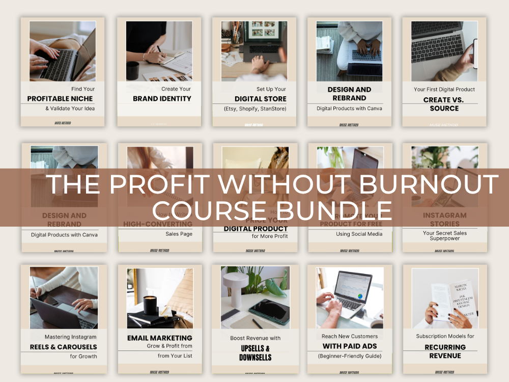 The Profit Without Burnout Course Bundle