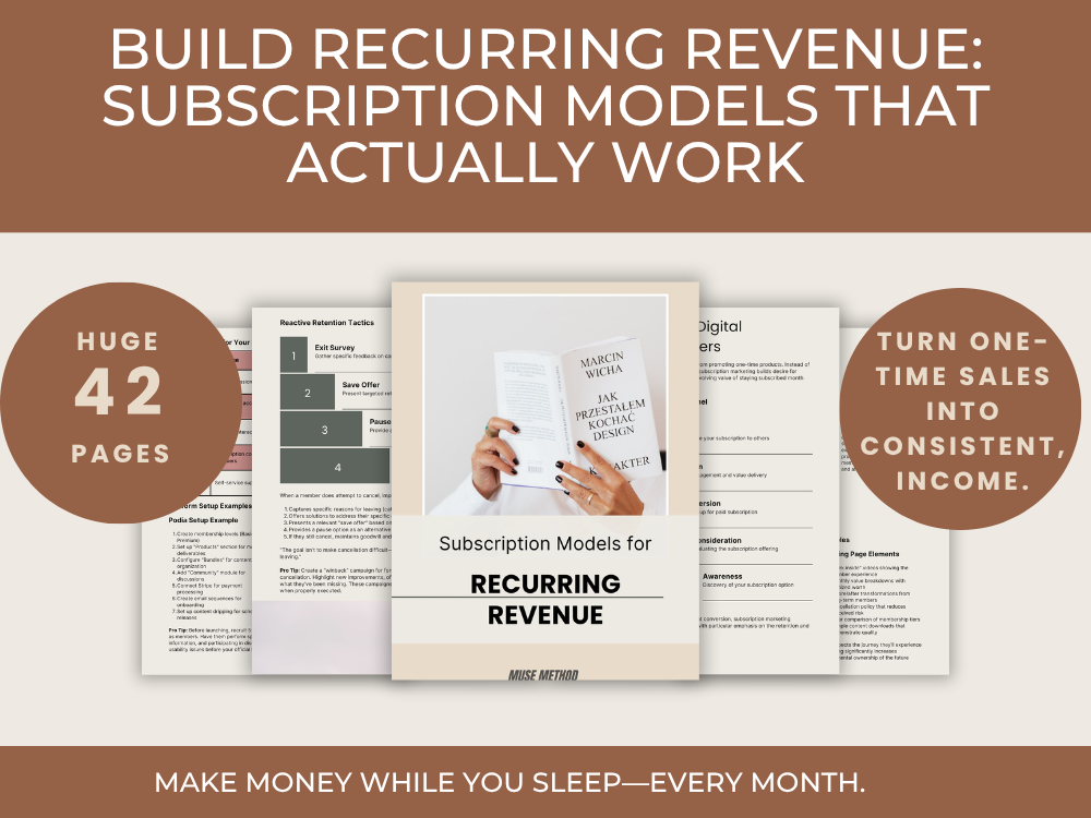 eBook - 15. Build Recurring Revenue: Subscription Models That Actually Work
