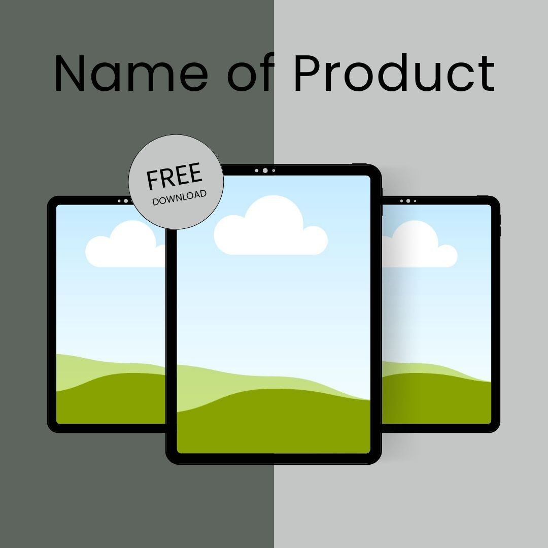 Digital Product Mockup Template Kit (100 Canva Templates) Sage and Beige