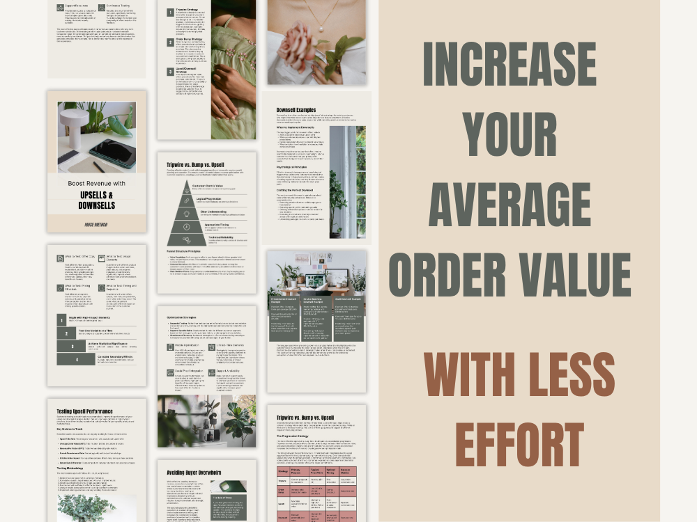 eBook - 12. Boost Every Sale: Strategic Upsells & Downsells for Digital Products
