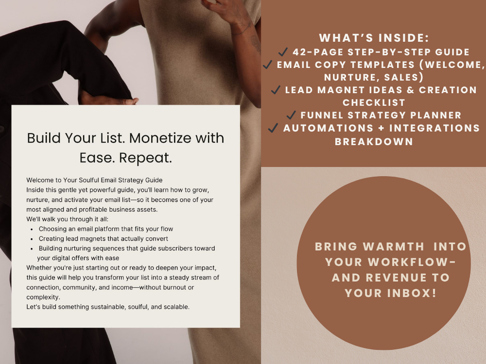 eBook - 11. Email Marketing That Feels Human: Grow Your List & Sell With Ease