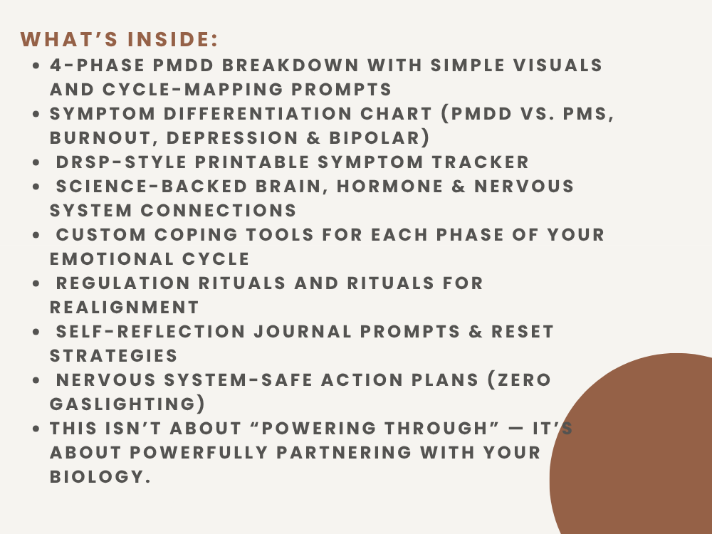 The PMDD Reset - 94 Page eBook
