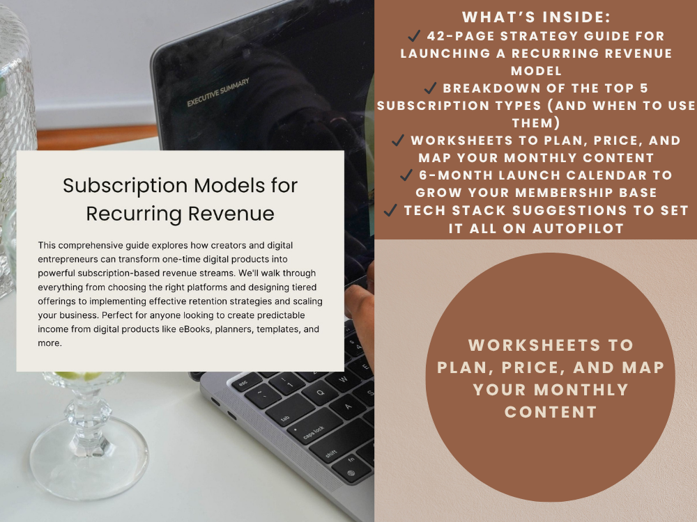 eBook - 15. Build Recurring Revenue: Subscription Models That Actually Work