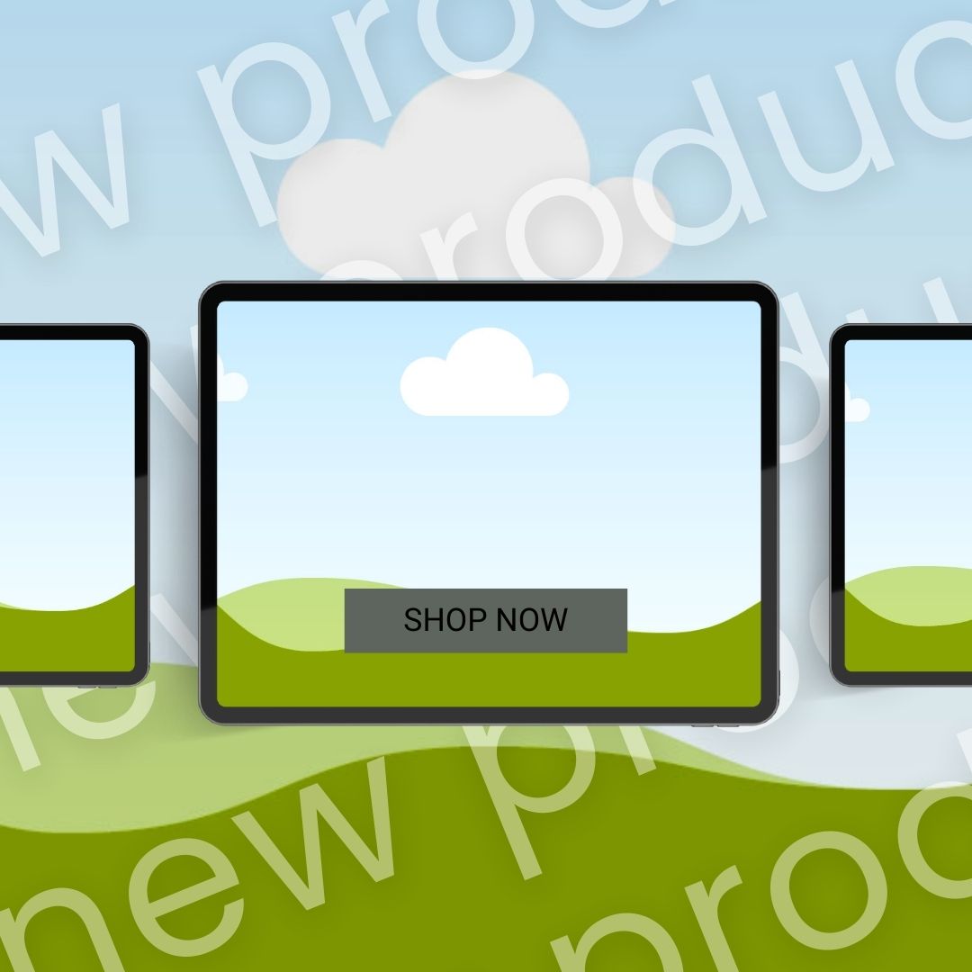 Digital Product Mockup Template Kit (100 Canva Templates) Sage and Beige