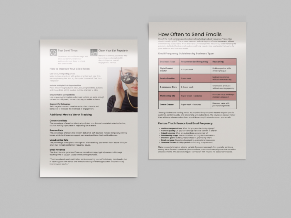 eBook - 11. Email Marketing That Feels Human: Grow Your List & Sell With Ease