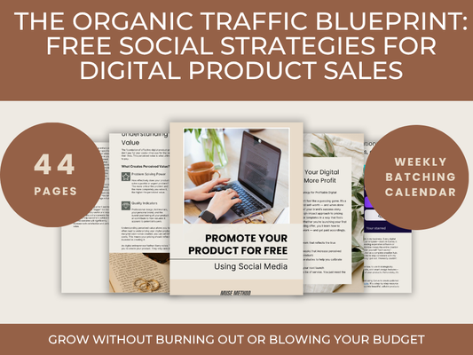 eBook - 8. The Organic Traffic Blueprint: Free Social Strategies for Digital Product Sales
