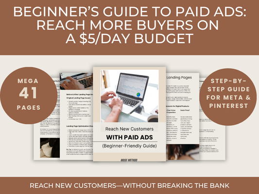 eBook - 13.  Beginner’s Guide to Paid Ads: Reach More Buyers on a $5/Day Budget