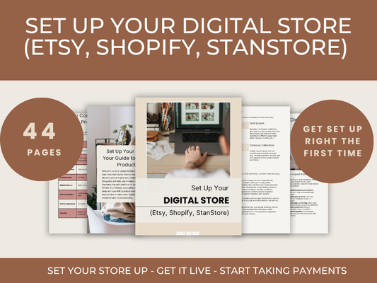 eBook - 3. Set Up Your Digital Shopfront (Etsy, Shopify, StanStore)