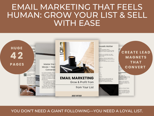 eBook - 11. Email Marketing That Feels Human: Grow Your List & Sell With Ease