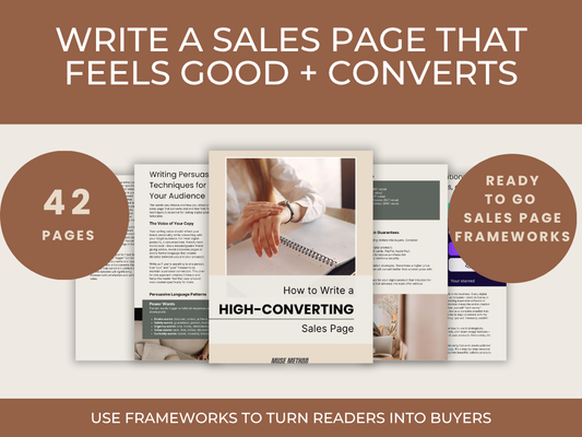 eBook - 6. Write a Sales Page That Feels Good + Converts