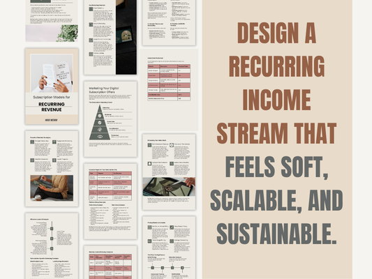 eBook - 15.  Build Recurring Revenue: Subscription Models That Actually Work