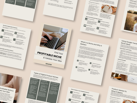 eBook  - 1. Find Your Flow & Niche That Sells (36 Pages)